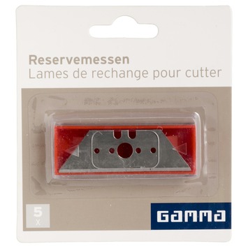 GAMMA universeel mes reservemessen recht (5 stuks)