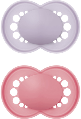 MAM Original Smokker 16-36m 4-Pack, Rosa/Nøytral