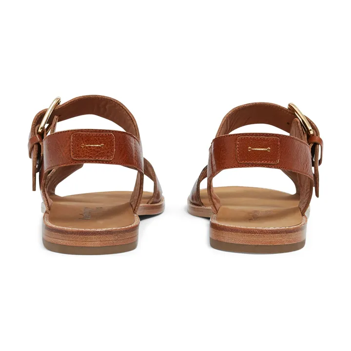 Anthology Paris Sandales Beaulieu Cuir | Caramel