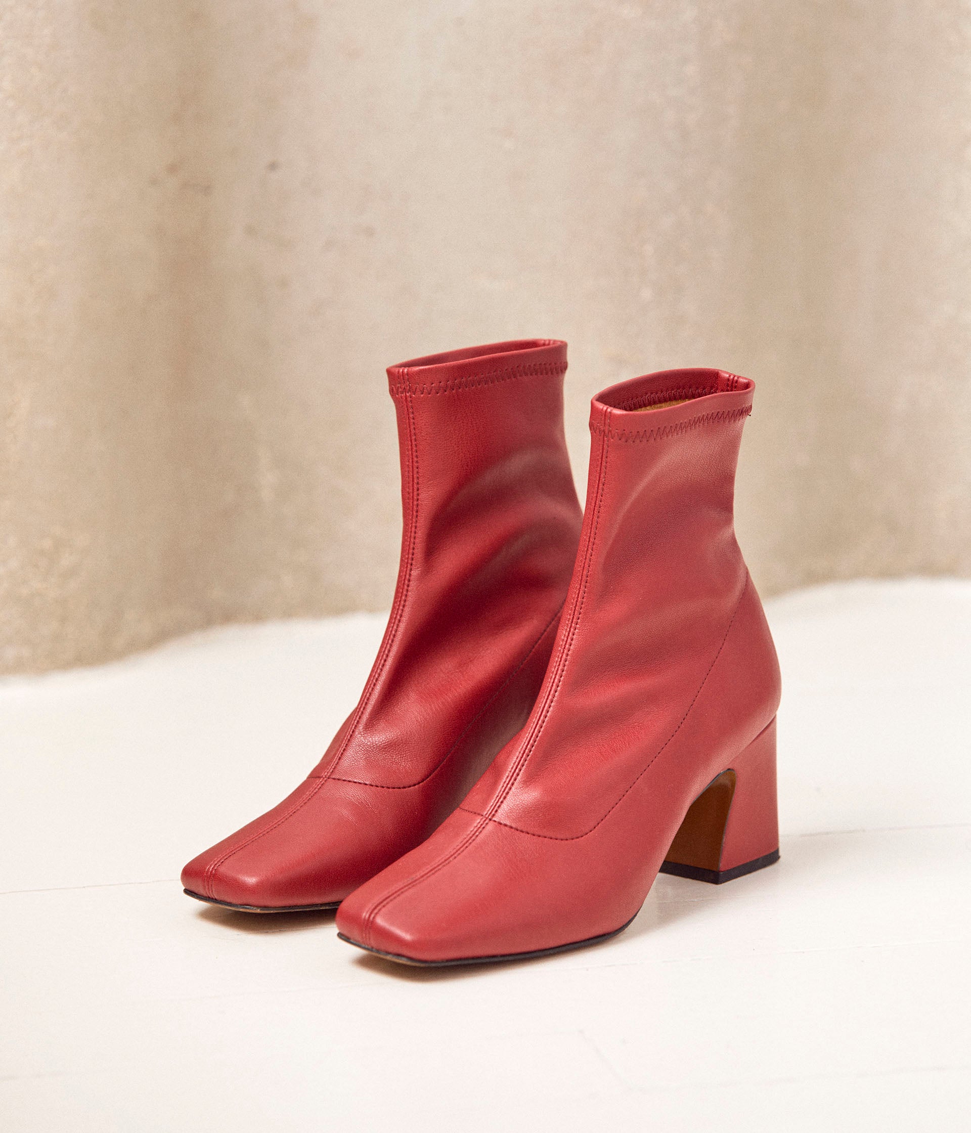 Bottines rouges Lili