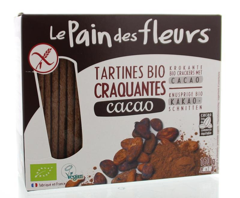 Le Pain Des Fleurs Knackebrod Cacao 150g