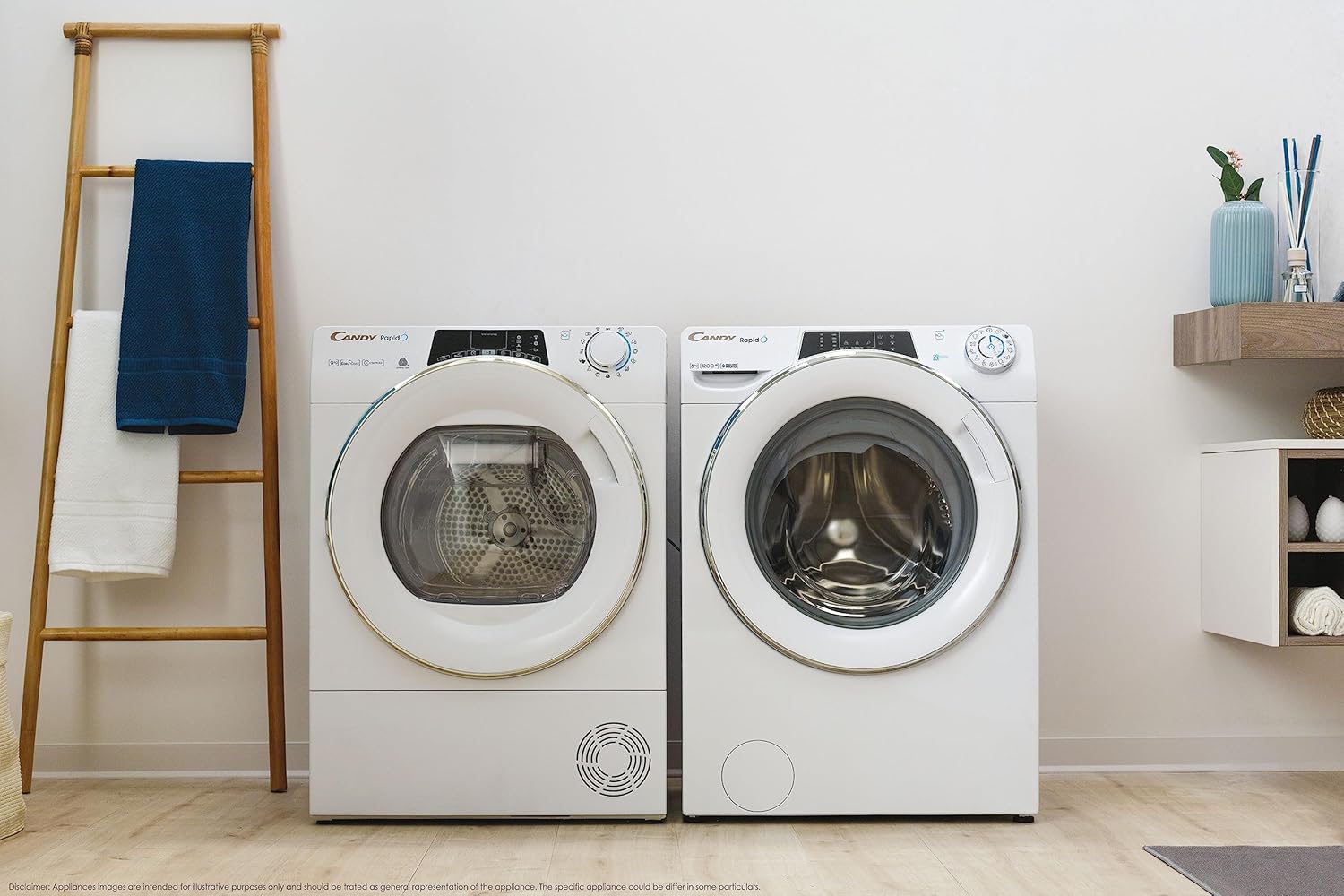 Hoover H-DRY 500 NDE H9A2TSBEXS-S Wärmepumpentrockner I 9 kg I WiFi + Bluetooth I AquaVision I Schuhgestell I Symbolblende