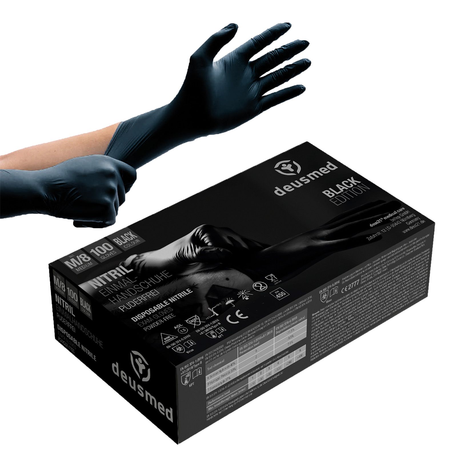 Deusmed Nitril Handschuhe