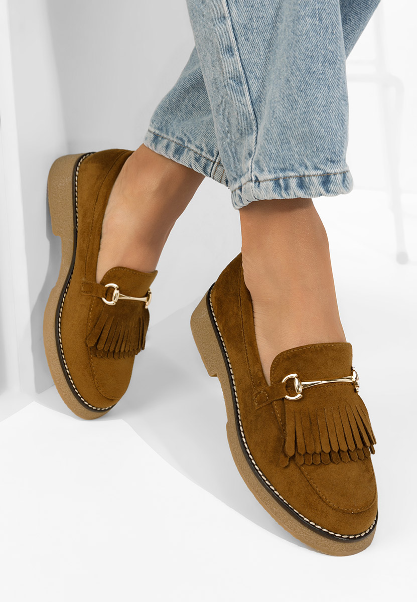 Mocassins femme bruns Kemily V2