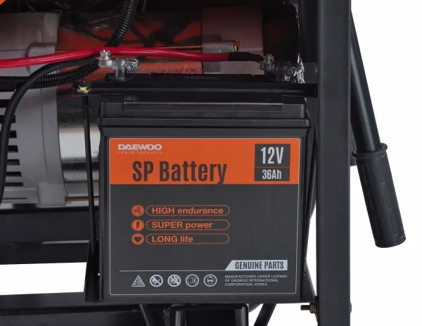 Daewoo DDAE 9000DXE-3, 6000 W, 230 V, 13,5 L, Diesel, Manuel/Elektronisk, 50 Hz