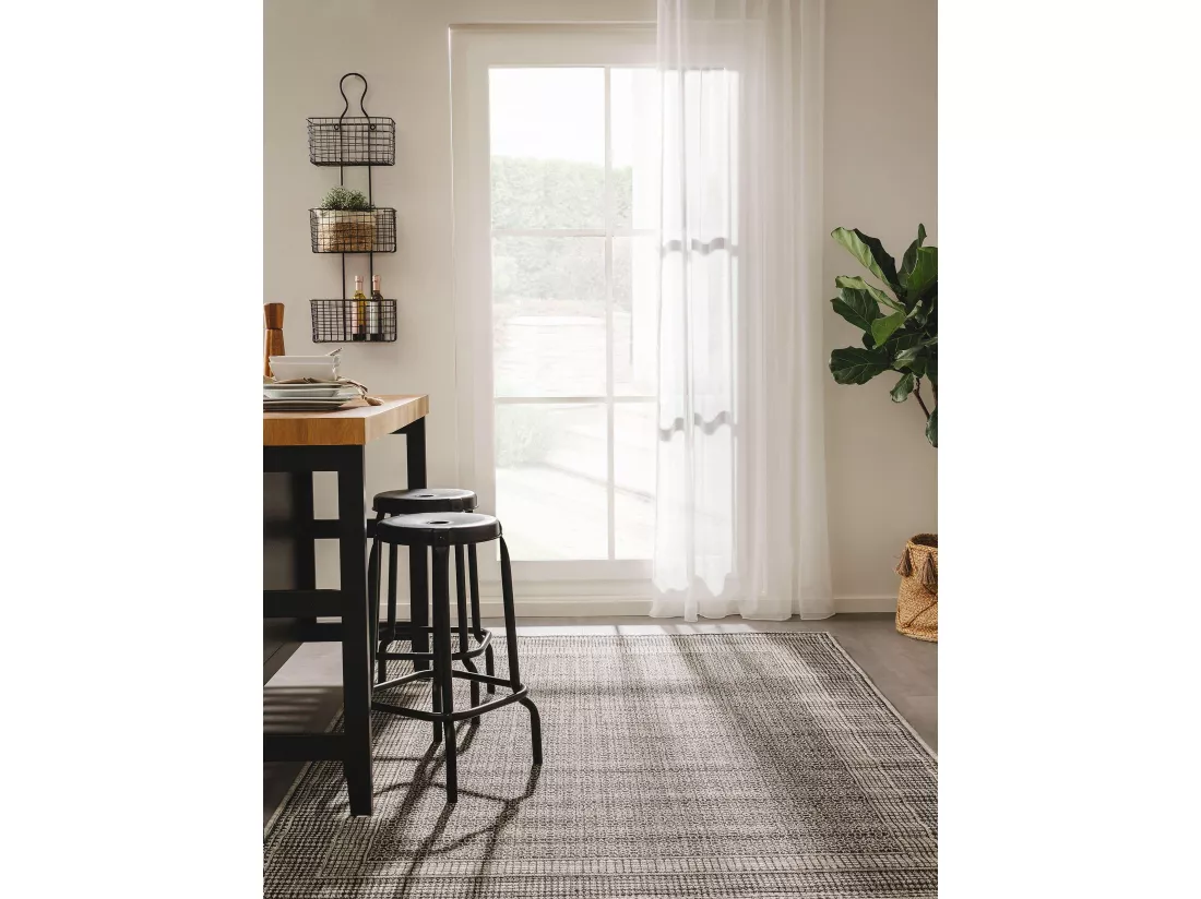 Tapis d'extérieur & intérieur Cleo Anthracite 80x150 cm