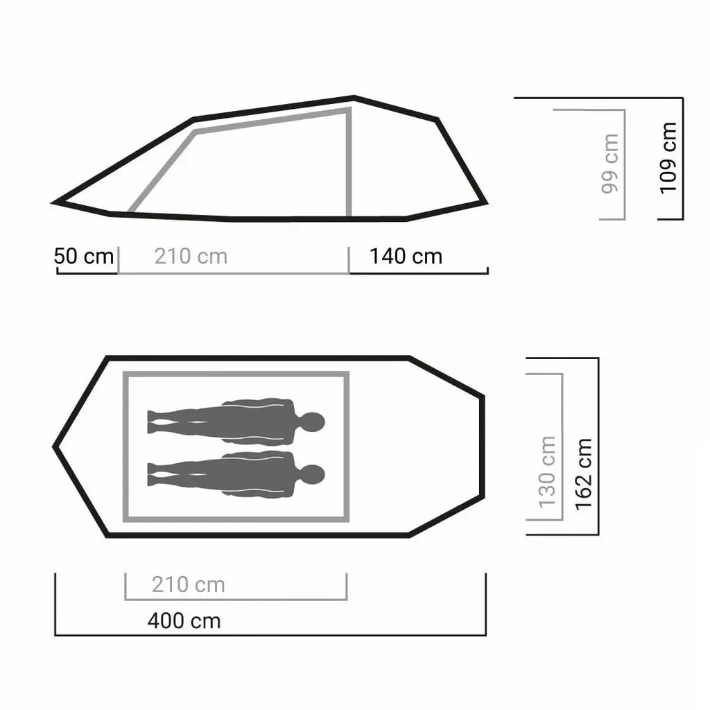 Helsport Scouter Lofoten 2 Tent Granite Green/Cloudberry