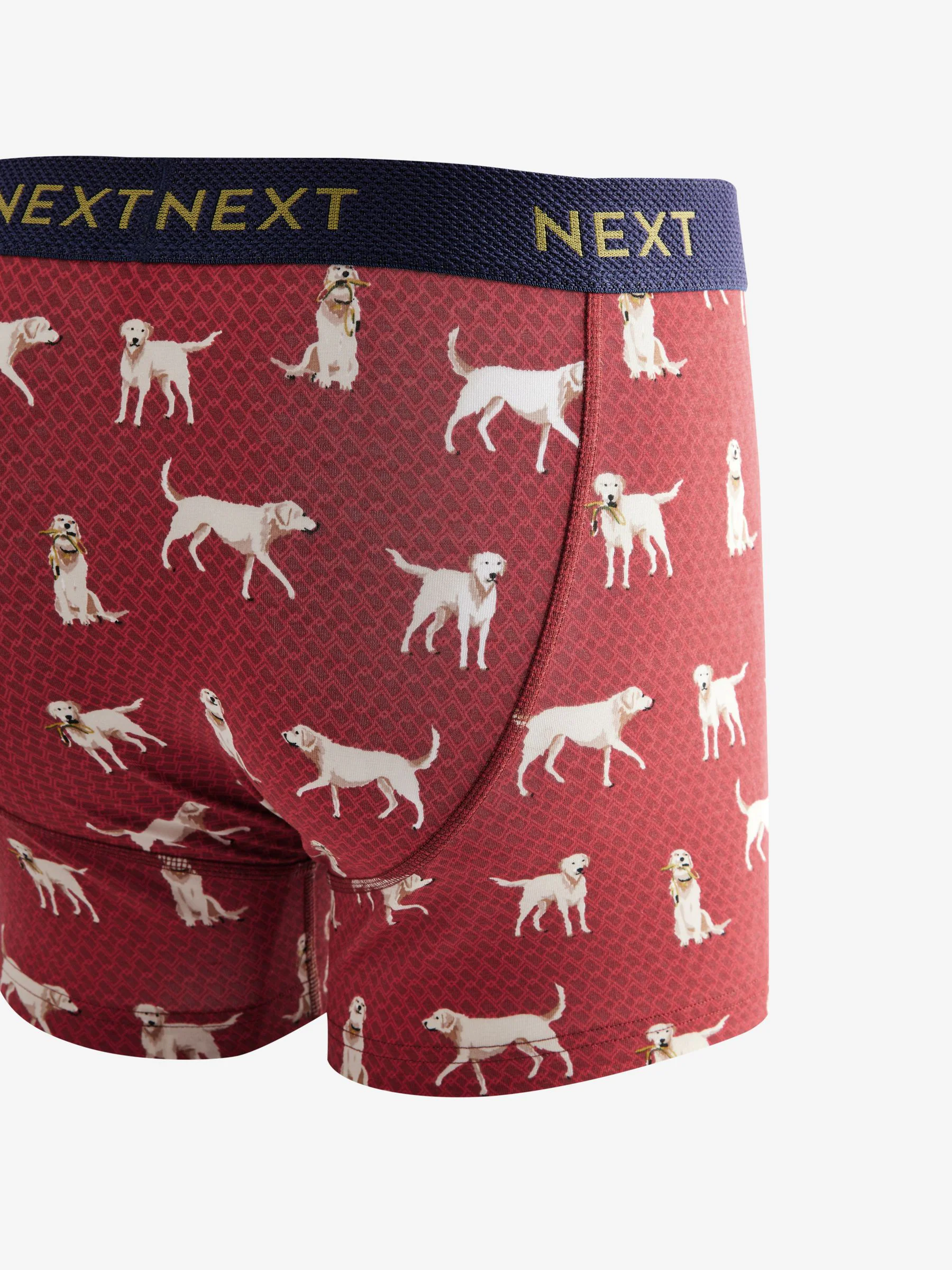 Hondenpatroon - 8 Boxershorts zonder plooi