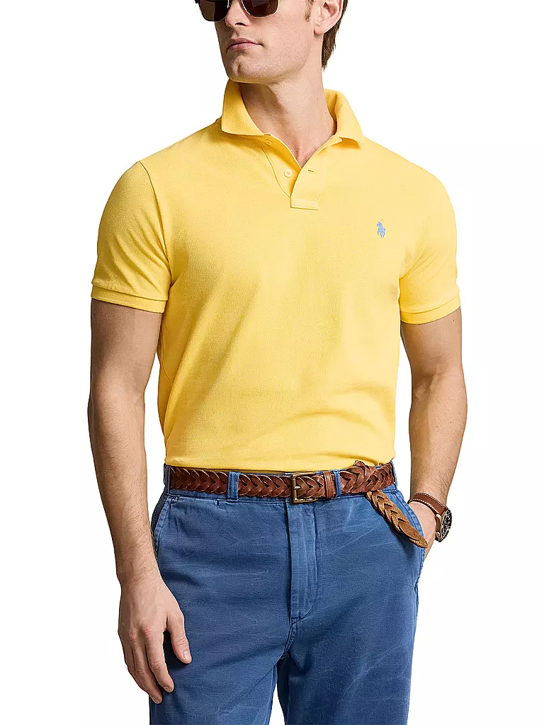 POLO RALPH LAUREN Poloshirt Custom Slim Fit gelb