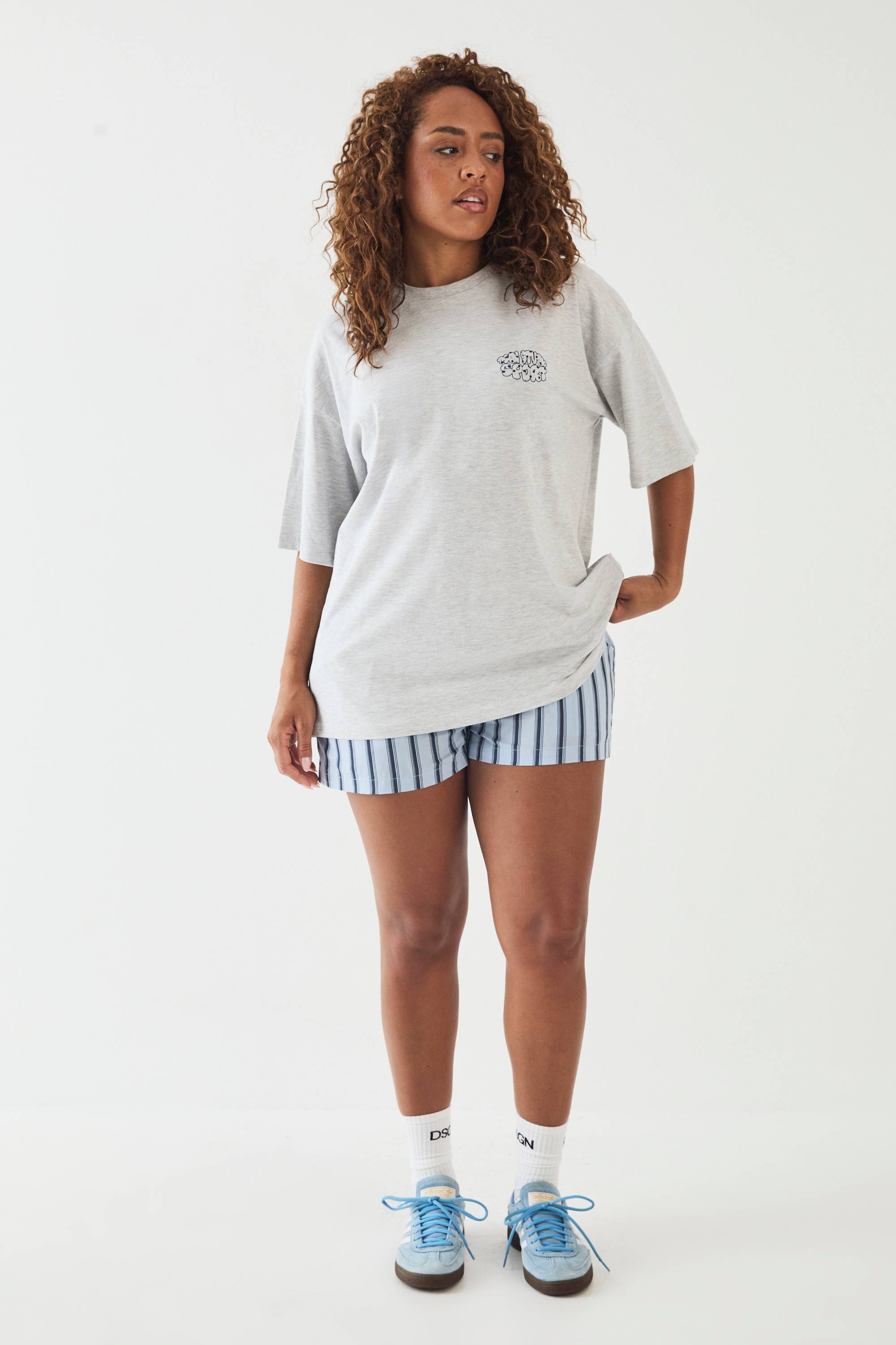 T-shirt Oversize Imprimé Bulles À Pois Dsgn Studio