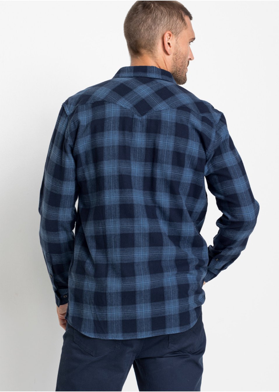 Chemise manches longues en flanelle