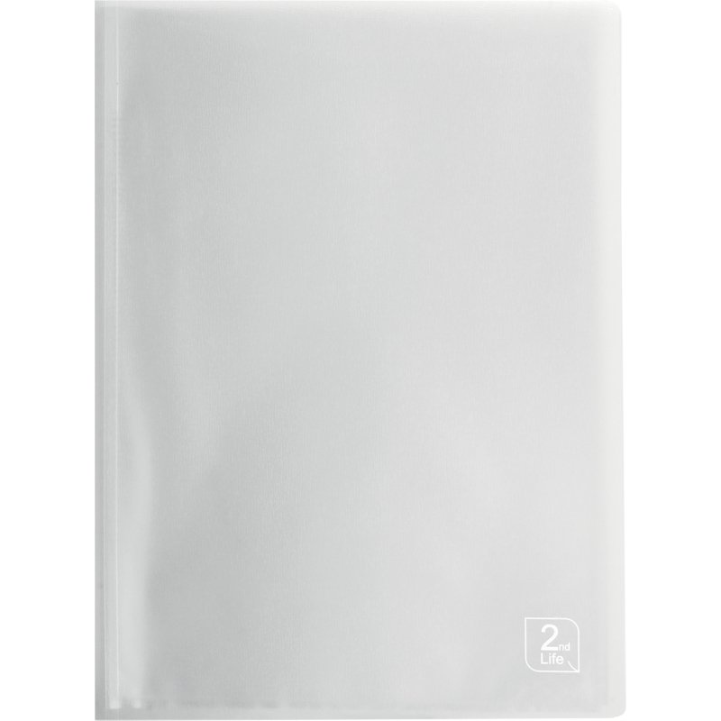 Protège-documents 2ND Life Oxford polypropylène A4 40 pochettes - 80 vues – Incolore