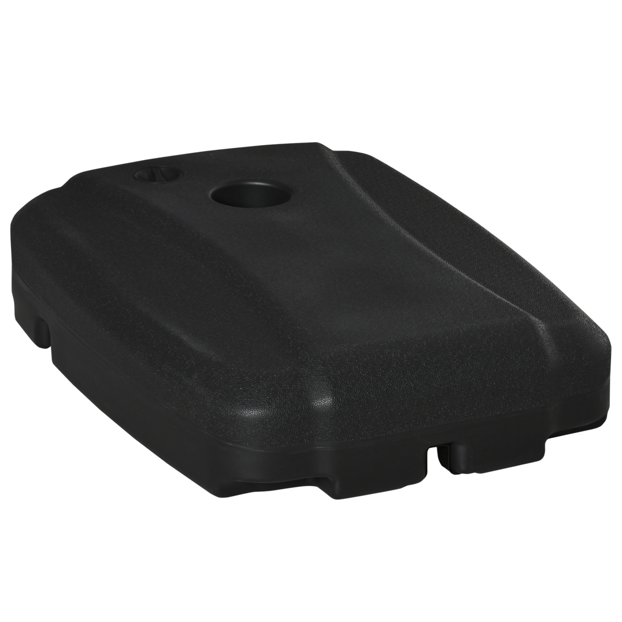 Base para guarda-sol Outsunny preta