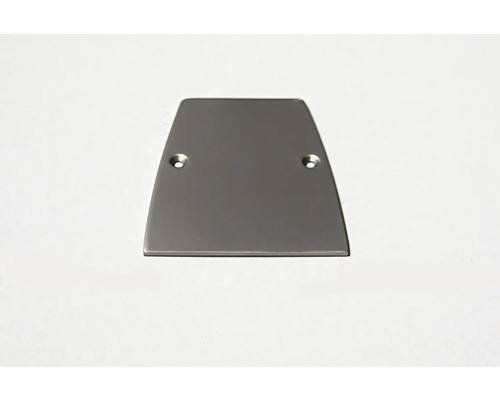 Pertura Pontos glazen balustradeset, zilver/transparant, voor vloermontage, breedte: 1m