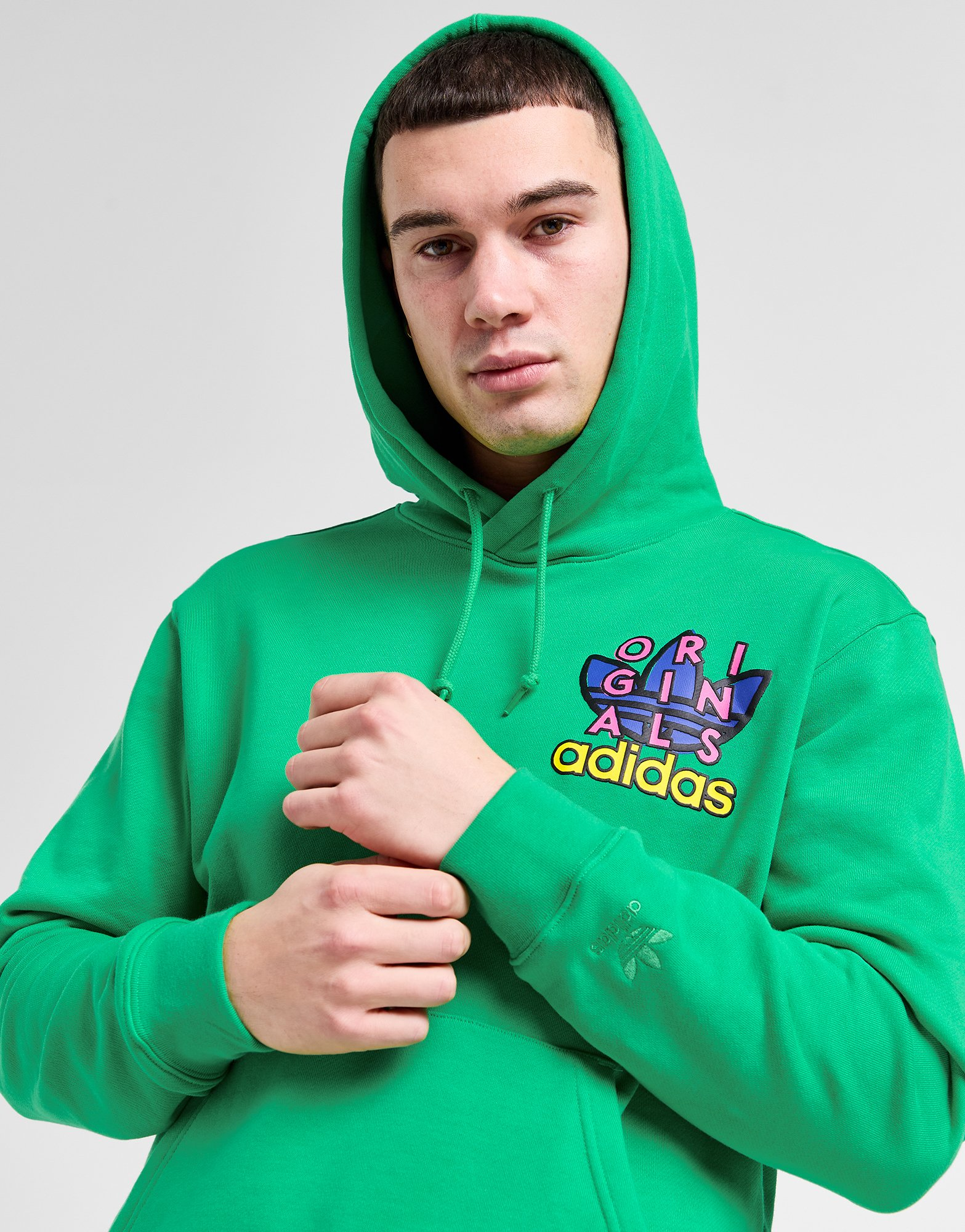 adidas Originals Sweat à Capuche Trefoil Homme