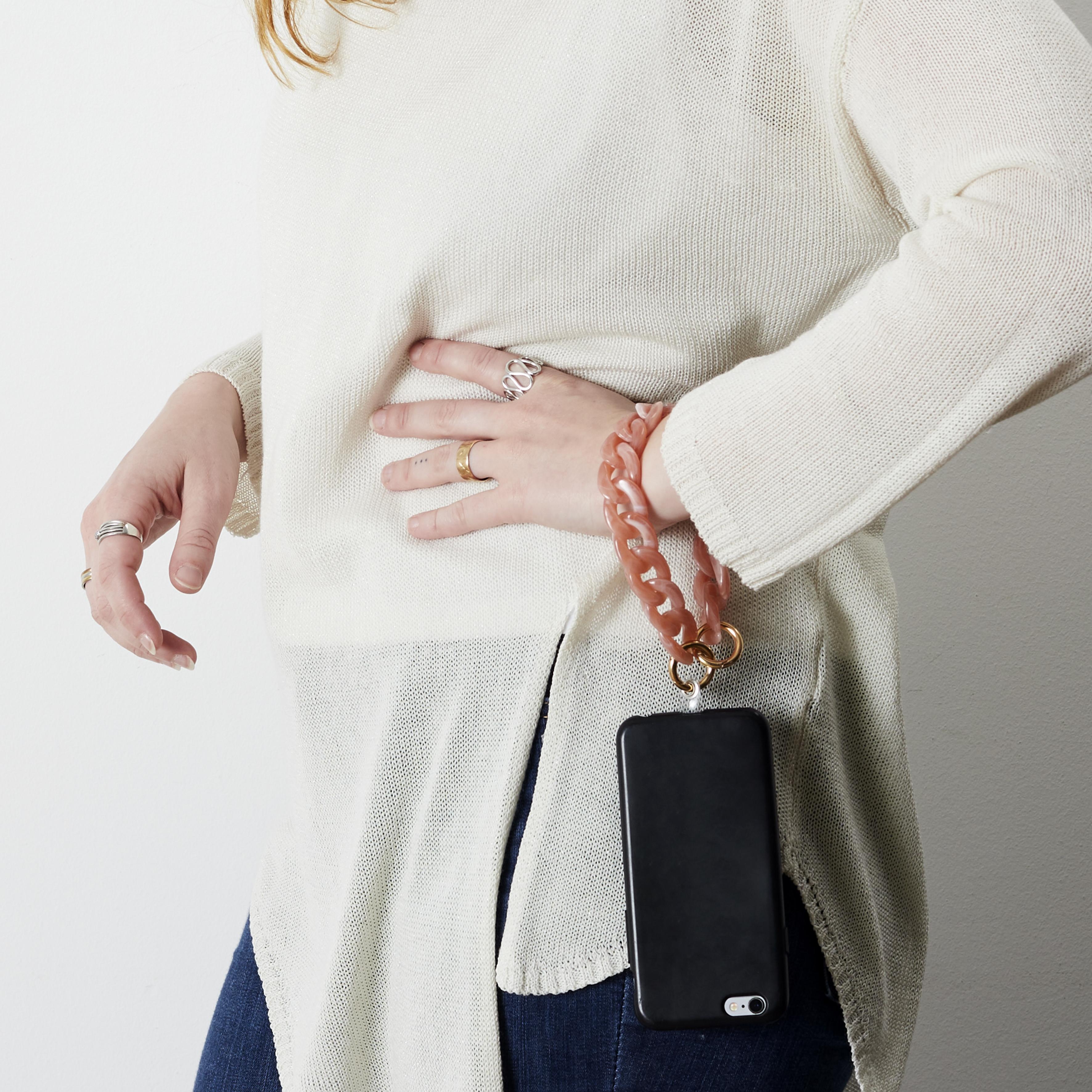 ATTACHE POIGNET SMARTPHONE UNIVERSEL MAILLE