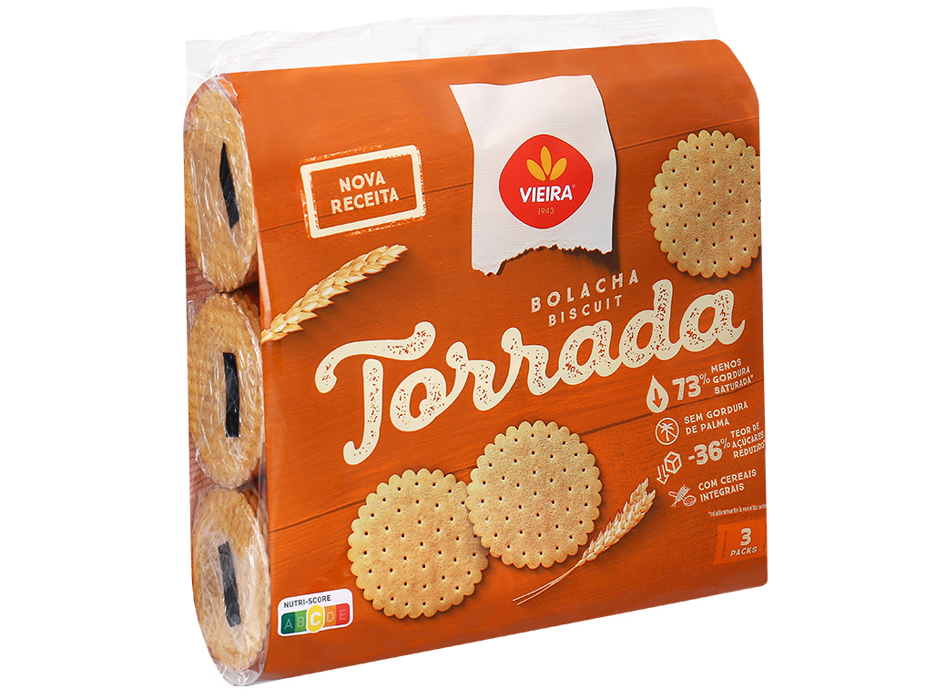 BOLACHA VIEIRA DE CASTRO TORRADA 600G