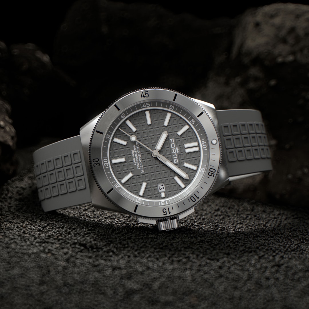 Fortis Marinemaster M-40 Rockstone Gray Horizon Strap