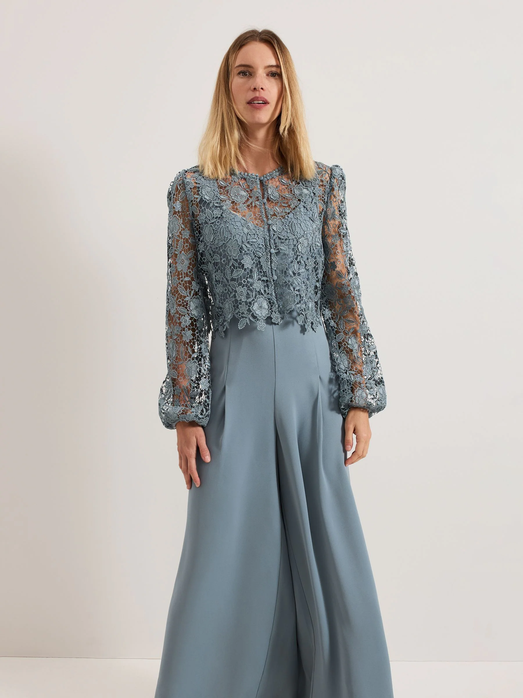 Phase Eight Vanessa Lace Bodice Jumpsuit