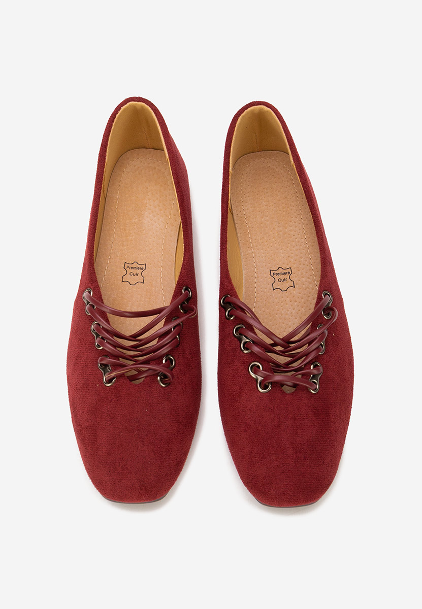 Ballerines femme rouges Carela