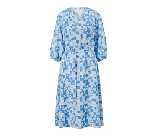 Bedrucktes Webkleid