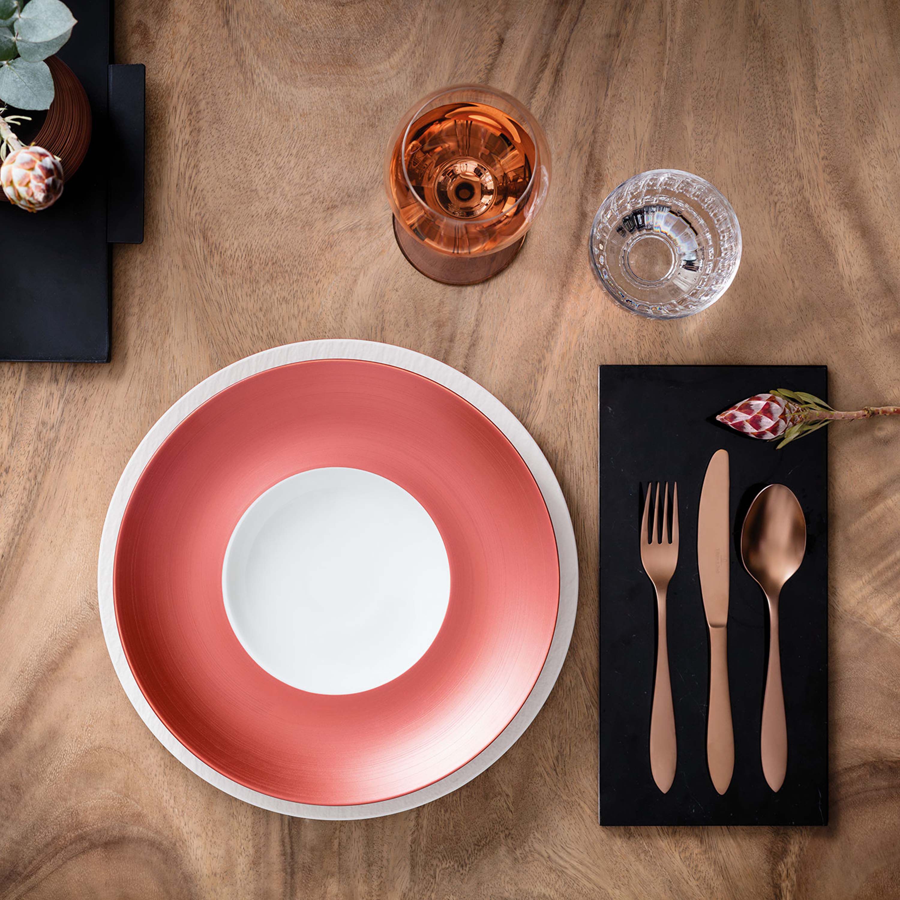 Manufacture Soup bowl Copper, 11.4'', Premium Porcelain