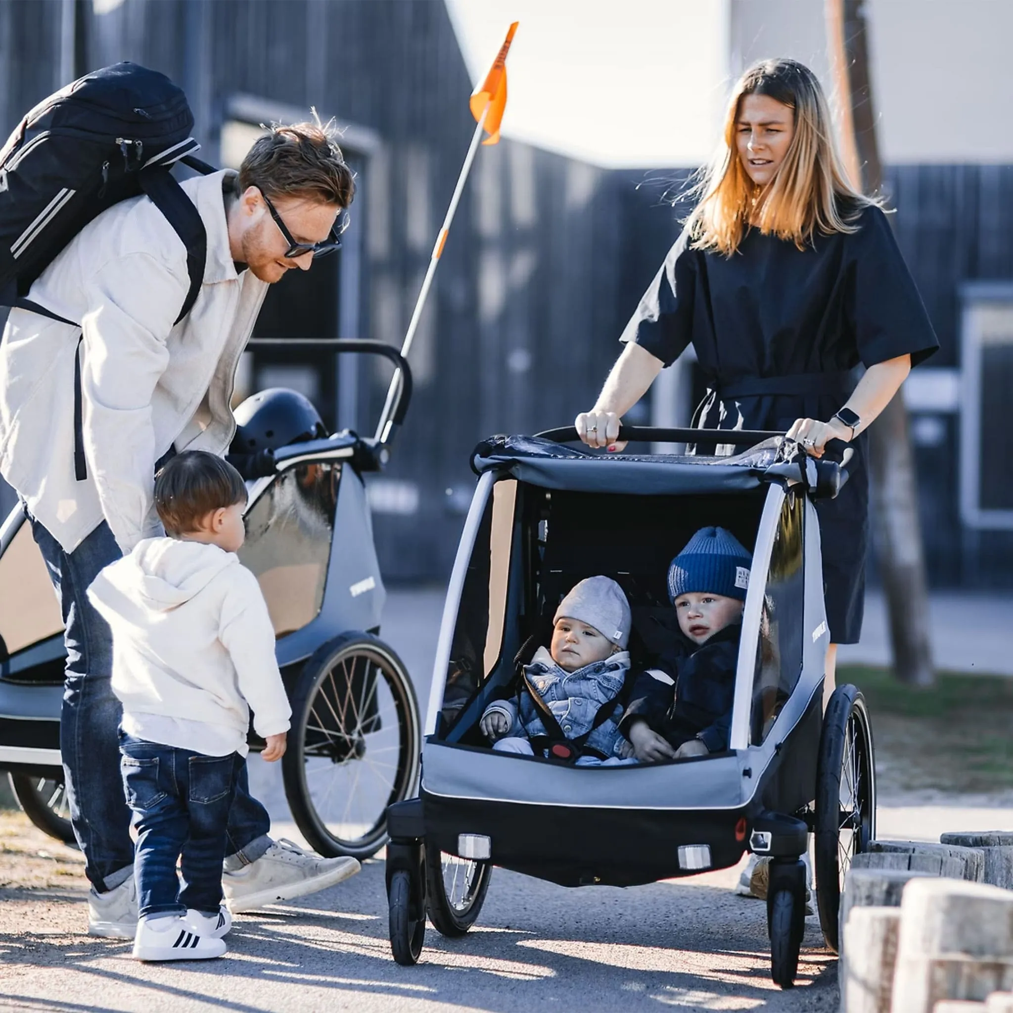 Thule Remorque Courier 2 Places - Aegan Bleu