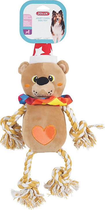 Jouet peluche Zolux Rope ours circus