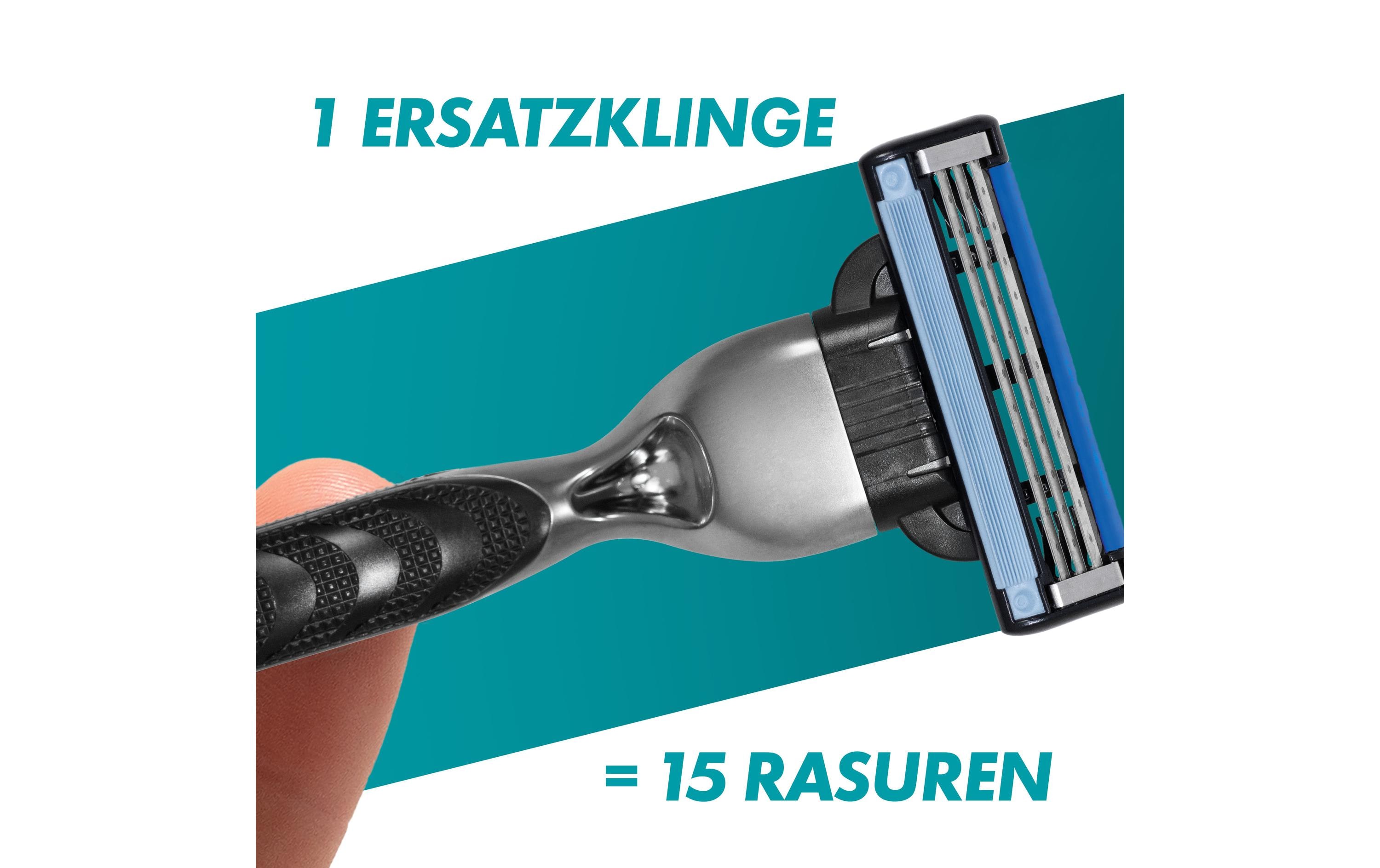 Rasierer Mach3 + 8 KlingenNassrasierer für Herren mit Ersatzklingen