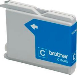 Brother Tintenpatrone LC-1000C Cyan (ca. 400 Seiten)