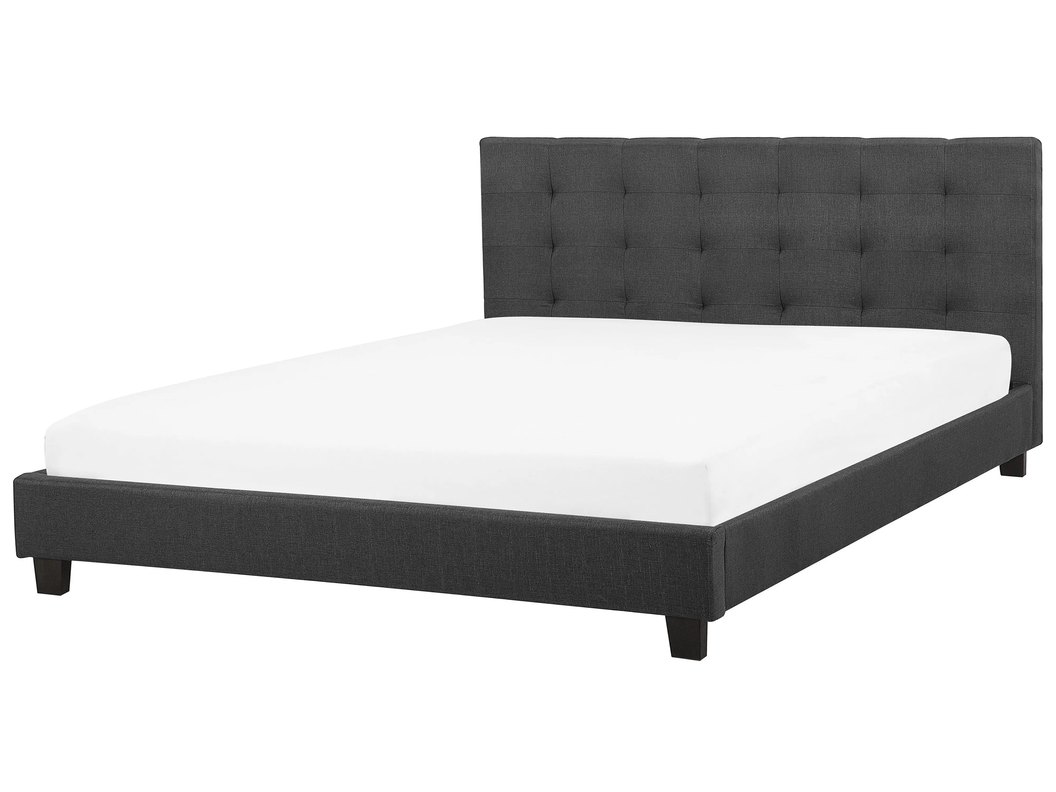 Waterbed Stof LA ROCHELLE 180 x 200 cm Donkergrijs
