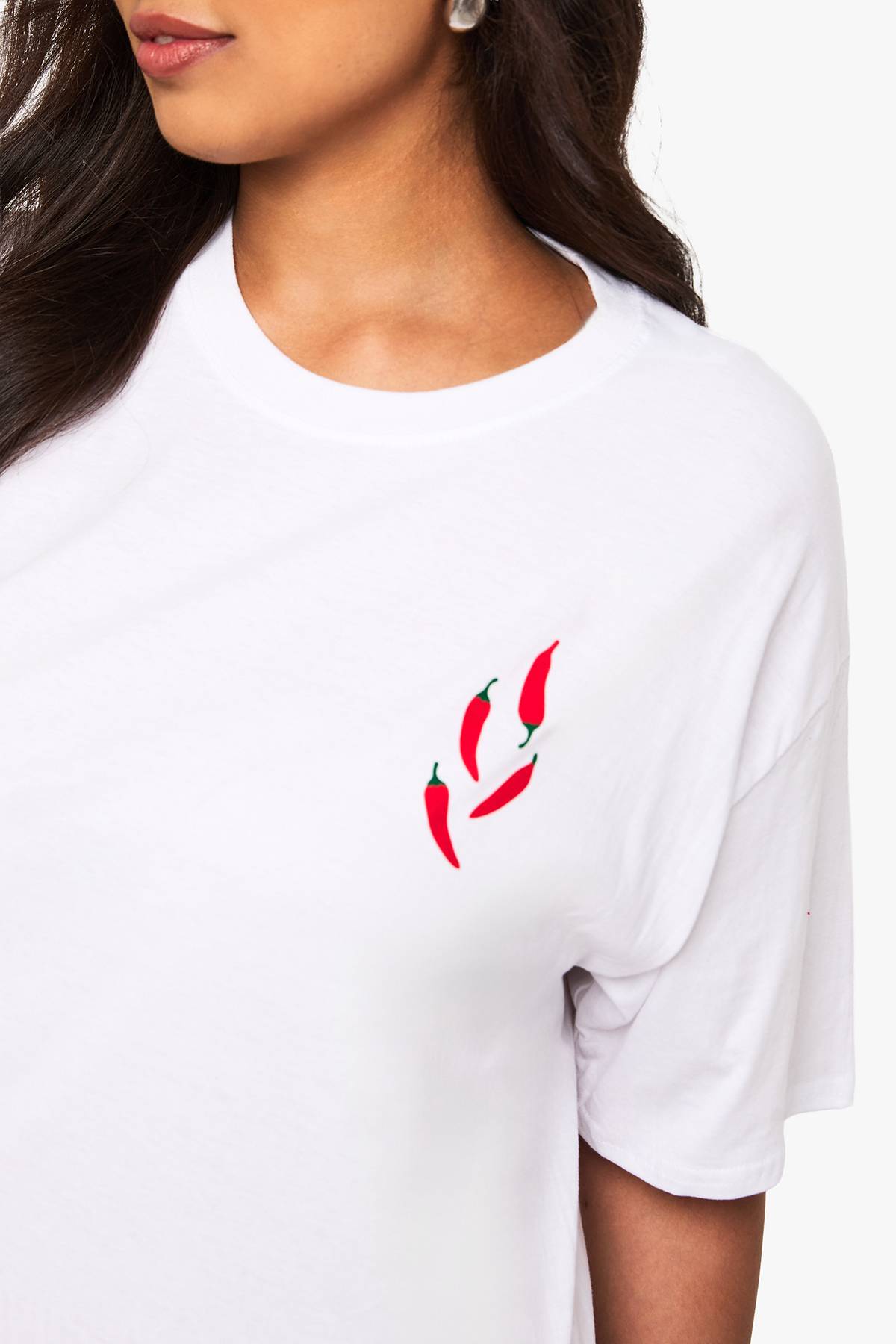 boohoo T-shirt oversize Plus Spicy Margarita