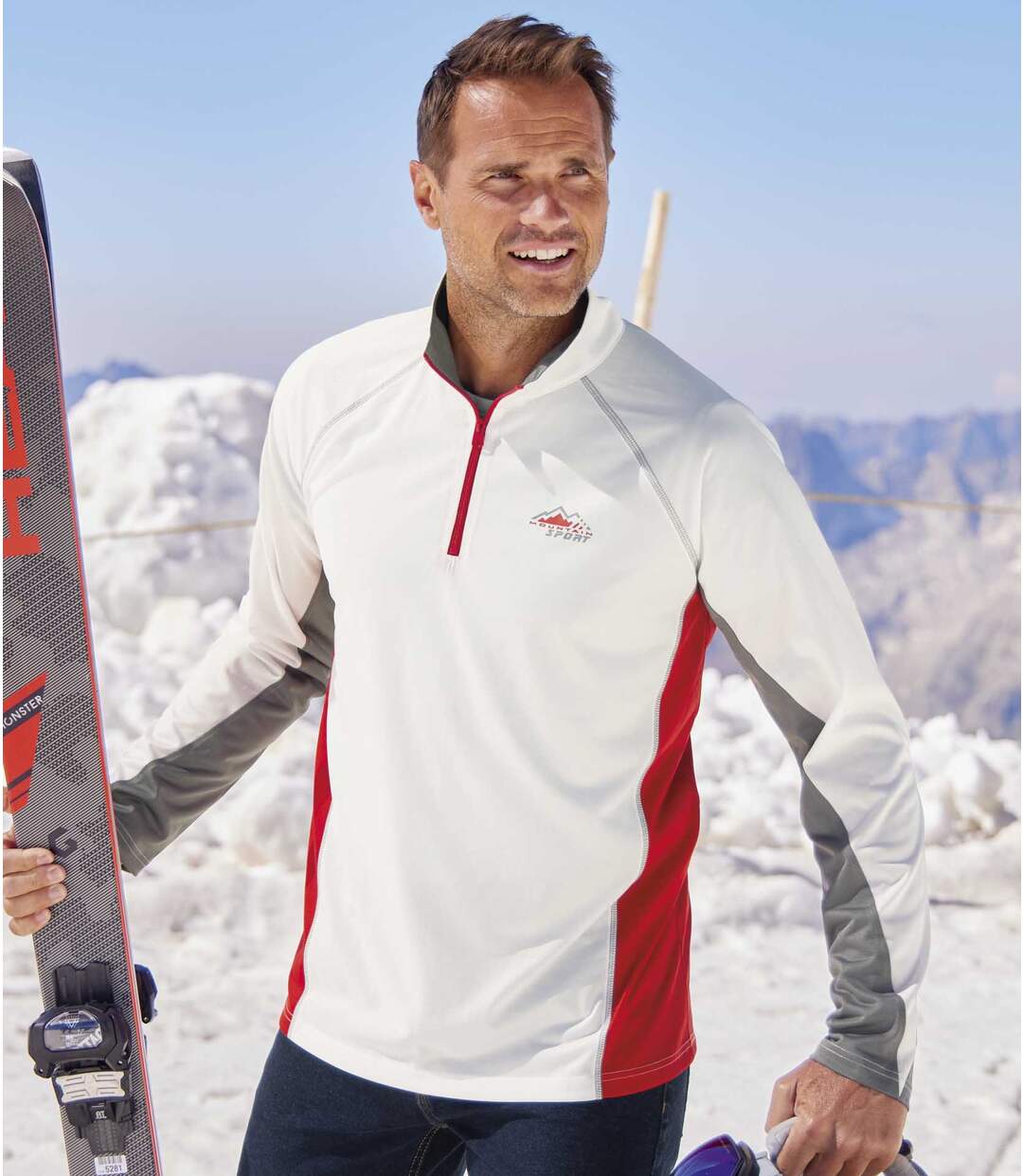 Lot de 2 Polos Mountain Sport Zippés