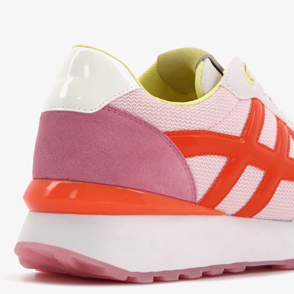 Hush Puppies dames sneakers met oranje details