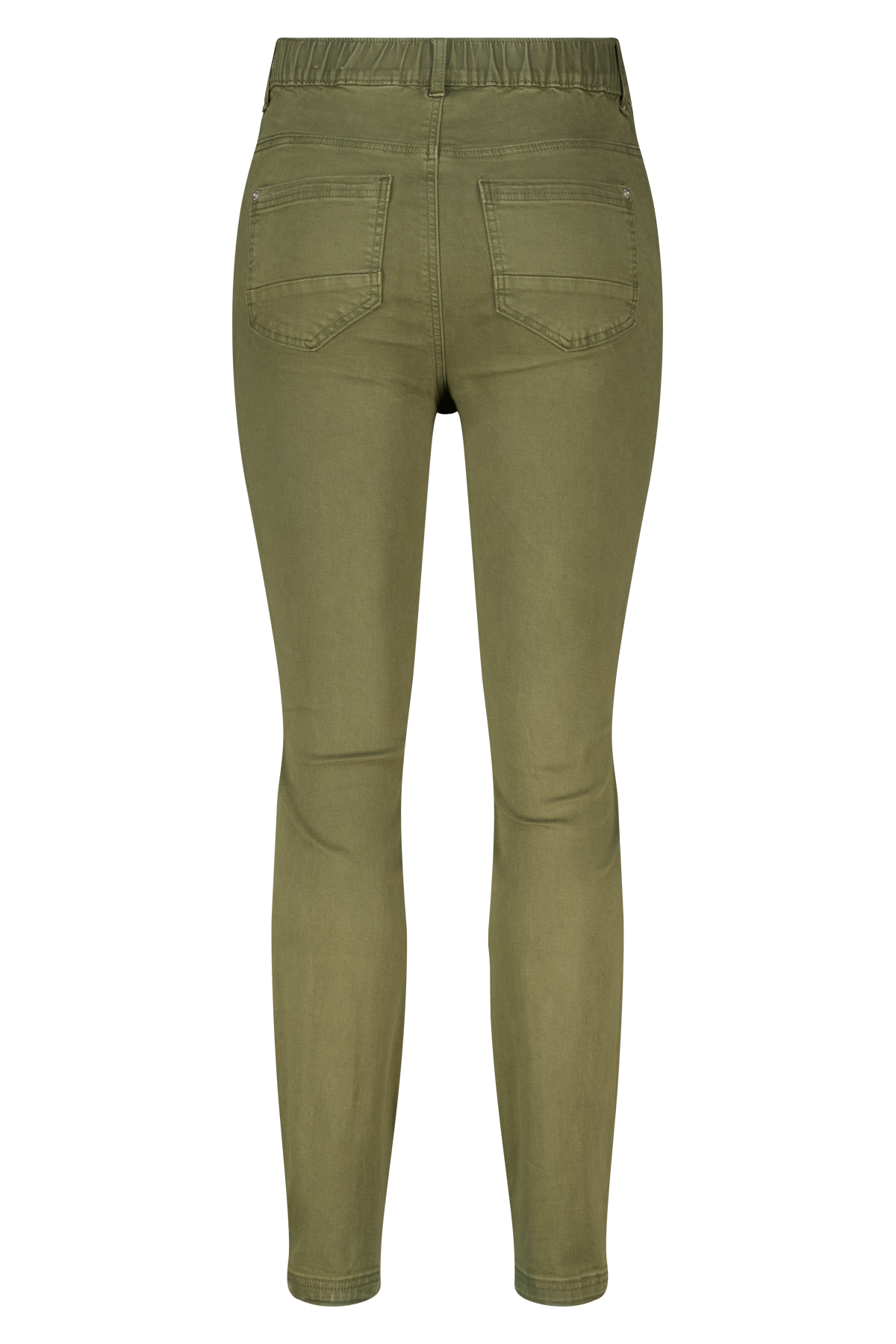 Tregging met denim look Khaki