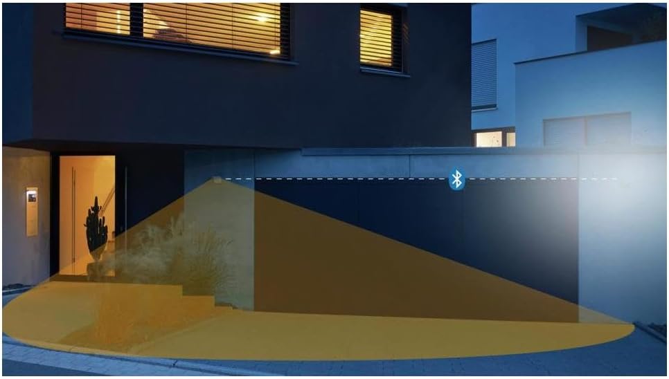 Steinel Bewegungsmelder iHF 3D anthrazit, 160° Bewegungssensor, 1-5 m Reichweite, in 3 Zonen per Bluetooth einstellbar