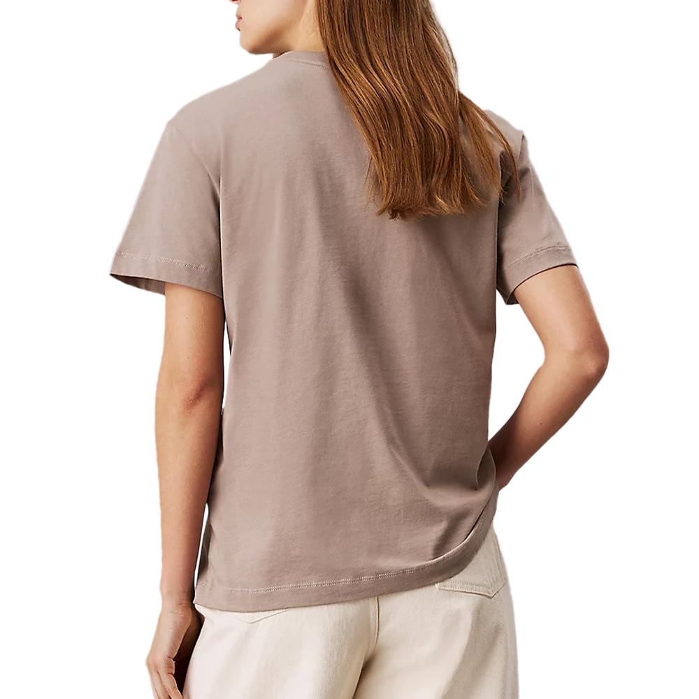 Calvin Klein Jeans T-shirt Marron Femme Calvin Klein Jeans Nano
