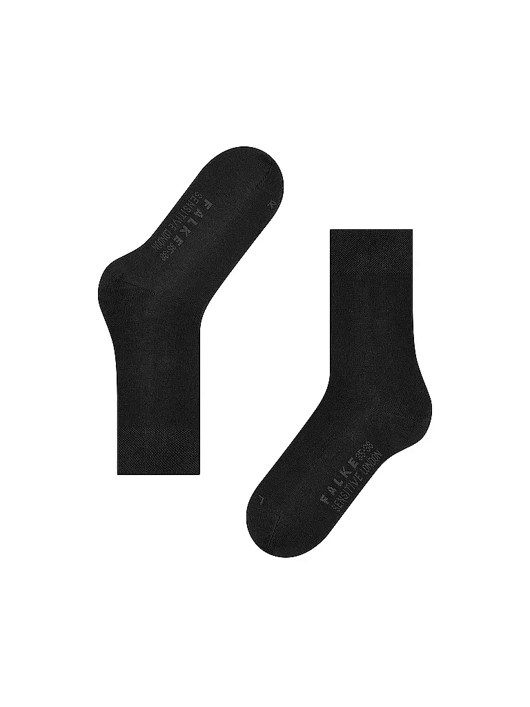 FALKE Socken SENSITIVE LONDON  schwarz