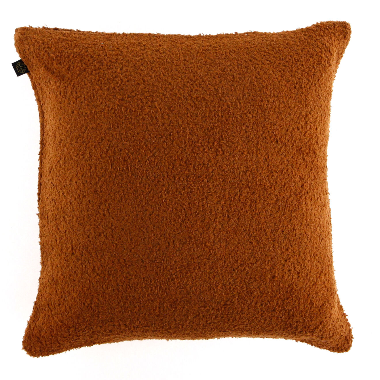Haomy Housse de coussin bouclette Erode caramel - 45x45 cm