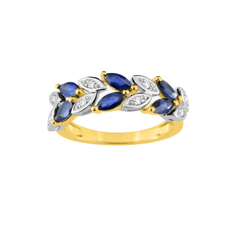 Bague femme - Saphir - Or 18 Carats