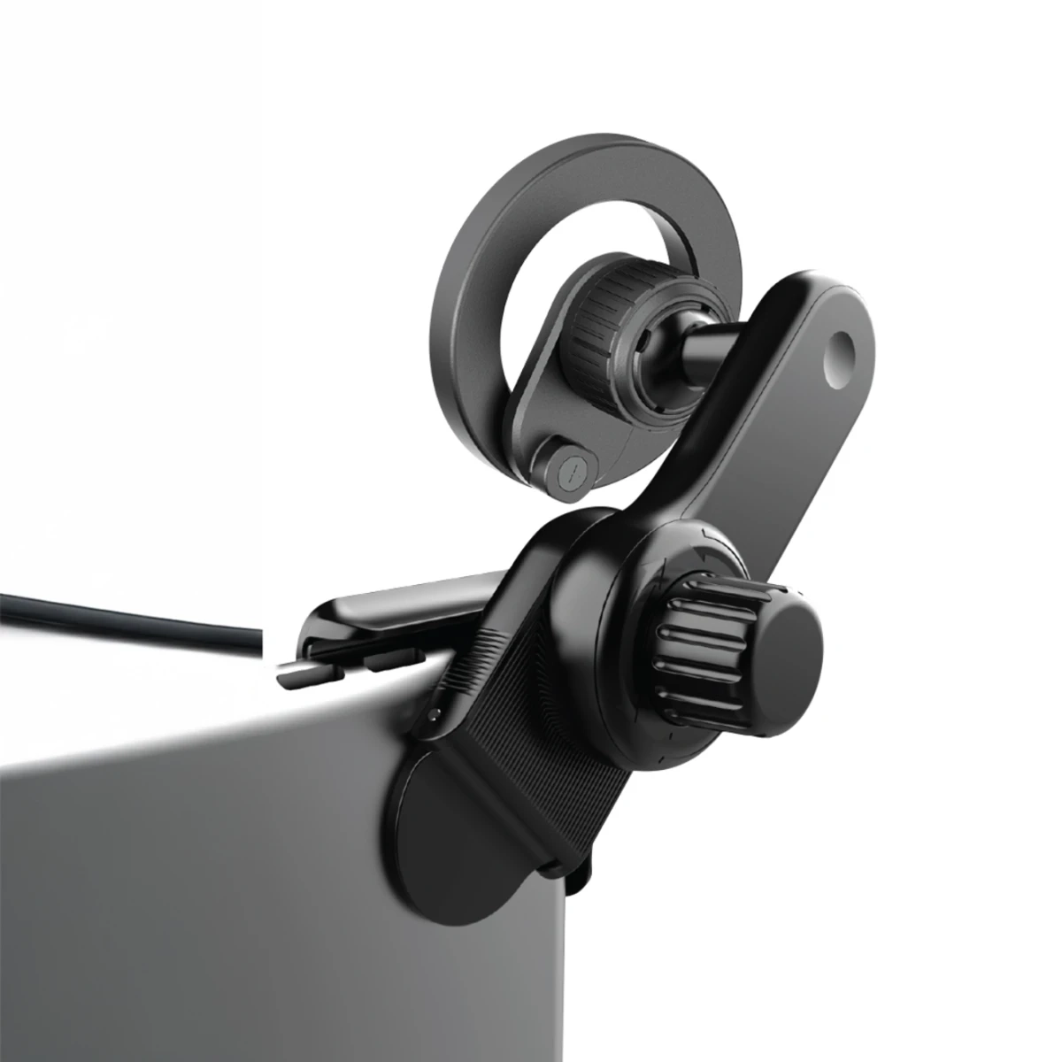 Universal Magnetische MagSafe Auto KFZ 360° Display Corner Smartphone Halterung inkl. Magnet Ring - Schwarz