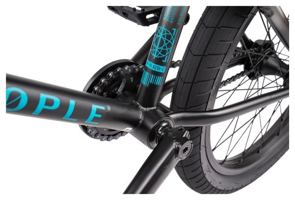 BMX Freestyle WeThePeople Justice 20'' Noir/Argent Raw