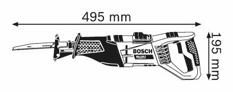 Bosch GSA 1100 E Reciprozaagmachine in Koffer - 060164C800