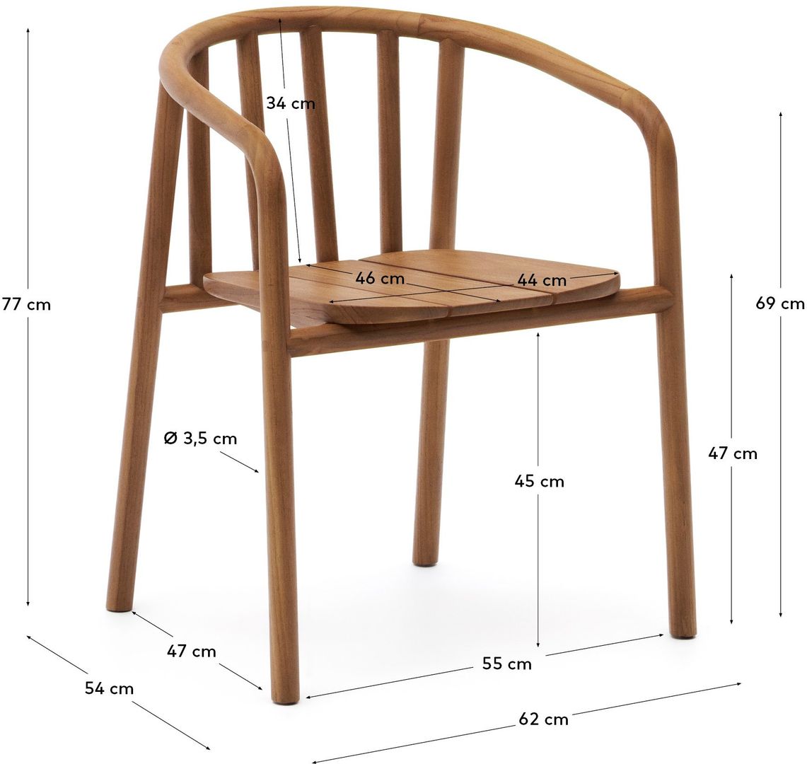 Kave Home   Turqueta Tuinstoel
