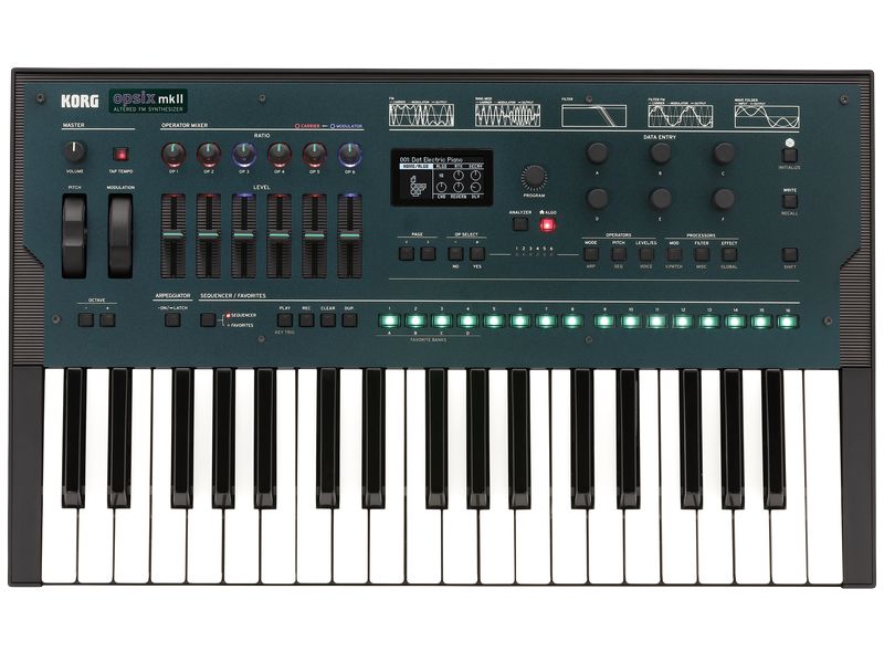 Korg Synthesizer opsix mk II Altered FM Synthesizer mit 37 Tasten
