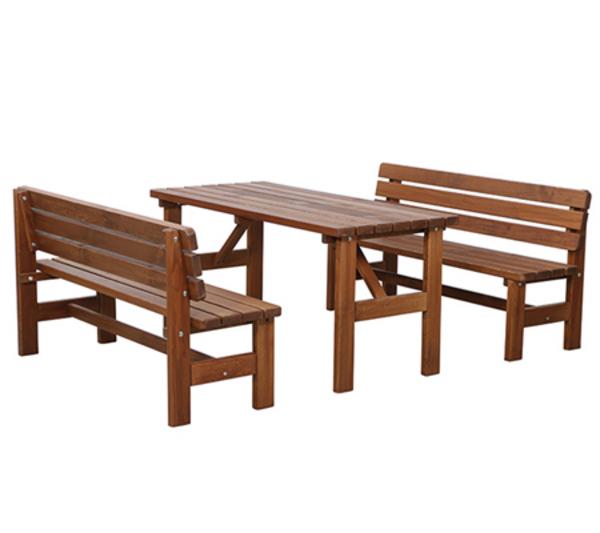 Holzbank Tessin, 3-Sitzer