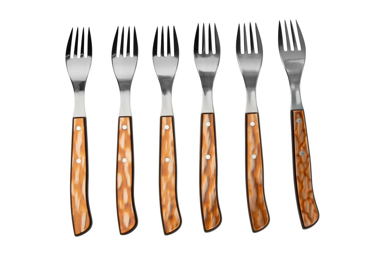 MAM Iberico Brown 14035, set van 6 tafelvorken