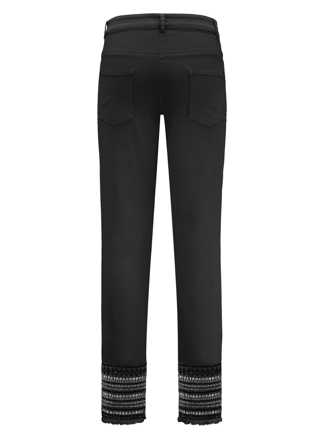 Hose mit aufwendiger Stickerei im Ethno-Stil