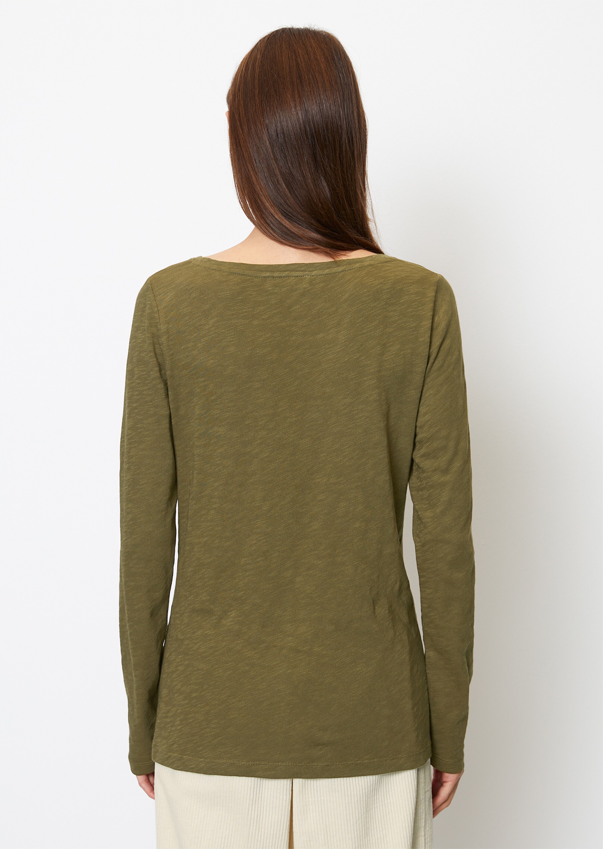 Longsleeve regularaus Slubjersey