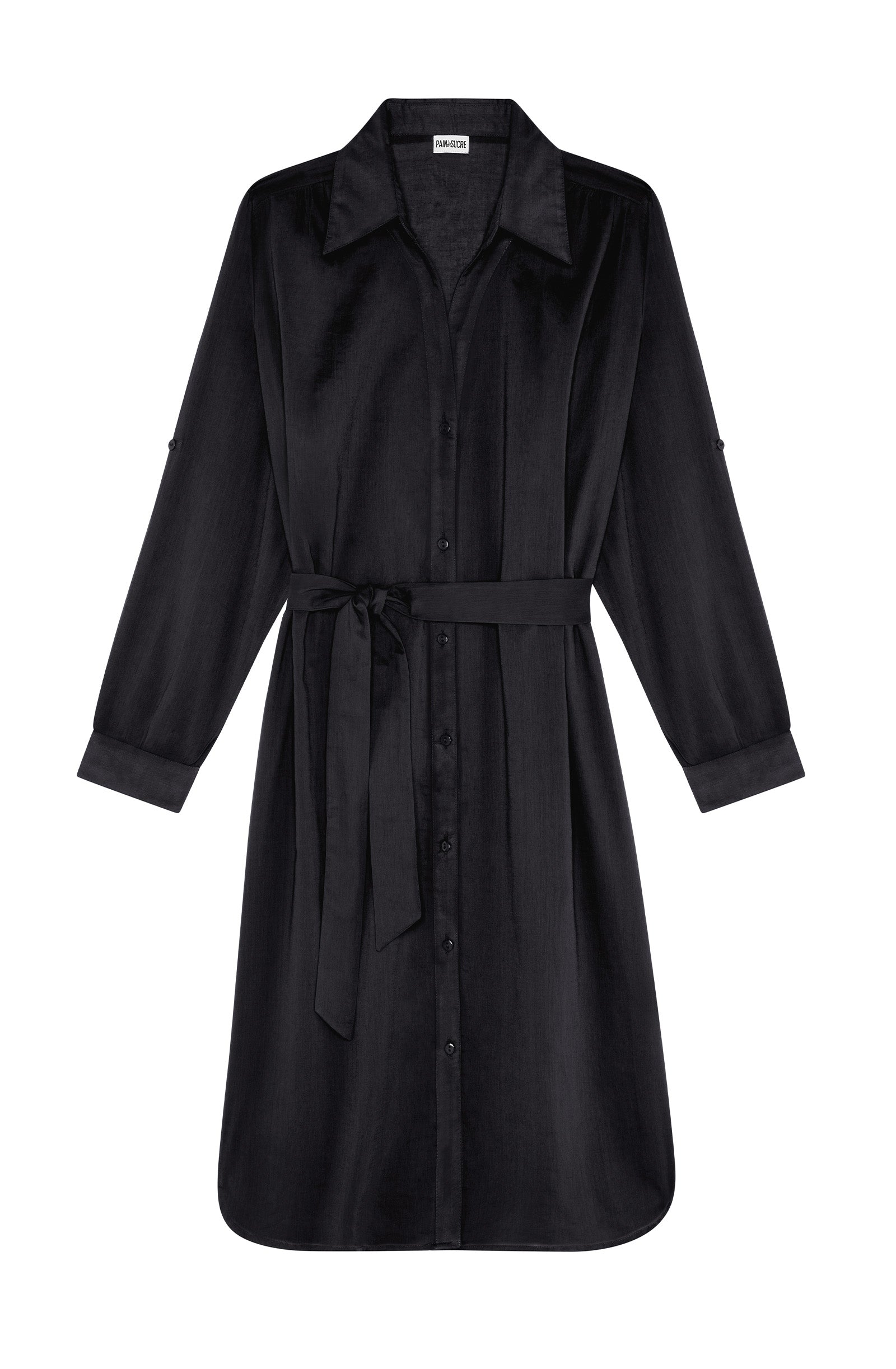 cassandre Robe chemise noire Noir